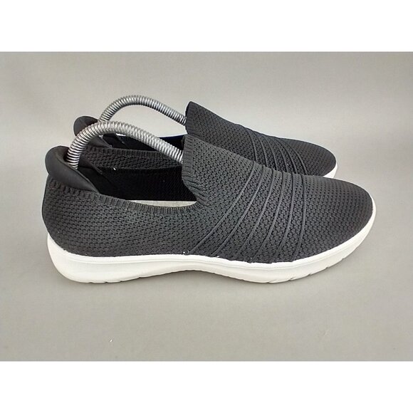 Clarks Cloudsteppers Washable Knit Slip-Ons Adella Stride Black 9.5 - Picture 1 of 8